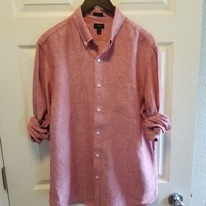 J. Crew Slim fit Linen Shirt